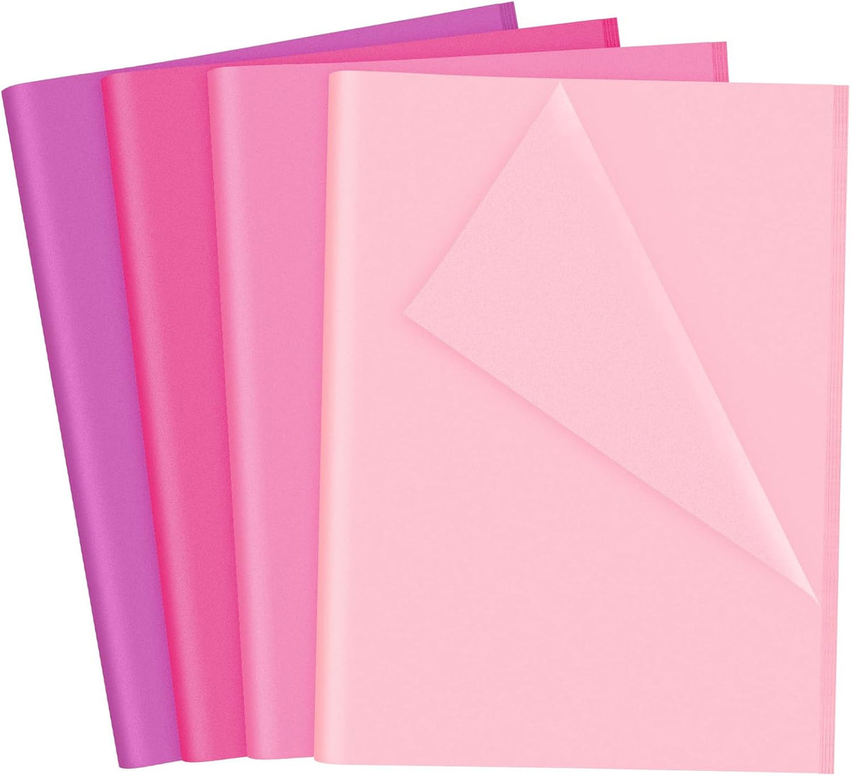 108 Sheets Assorted Pink Tissue Paper Set Gift Wrapping Paper