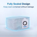 ECOVACS Dustbag 3 Pcs, Compatible with DEEBOT X2 OMNI/ X2 COMBO, Robot Vacuum and Mop Combo, White