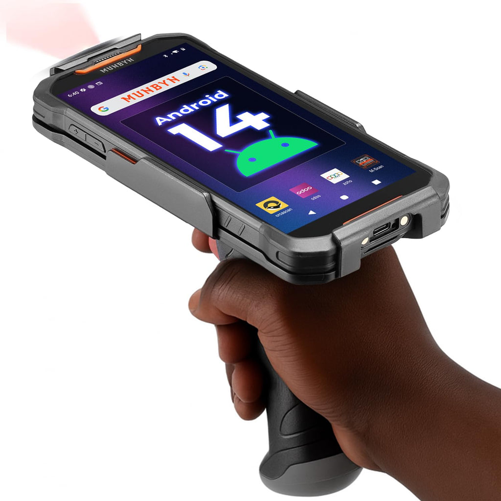AceScan AS01P Android 14 Barcode Scanner(Android 18 Upgrade Only Available After Official Release), 6” Screen