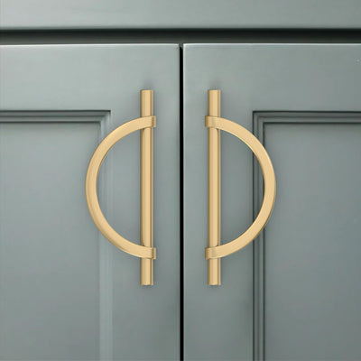 10 Pack Champagne Bronze Cabinet Pulls 5 Inch(128MM) Hole Centers Kitchen Cabinet Handles Hardware Kitchen Handles