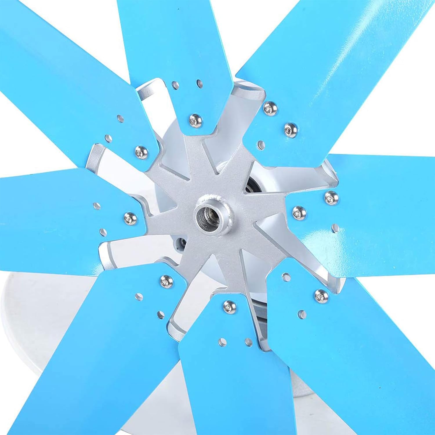 Magnetic Levitation Wind Turbine 12000W with Controller, Blue 10 Blades Wind Turbine Generator Kit for Home, Farm