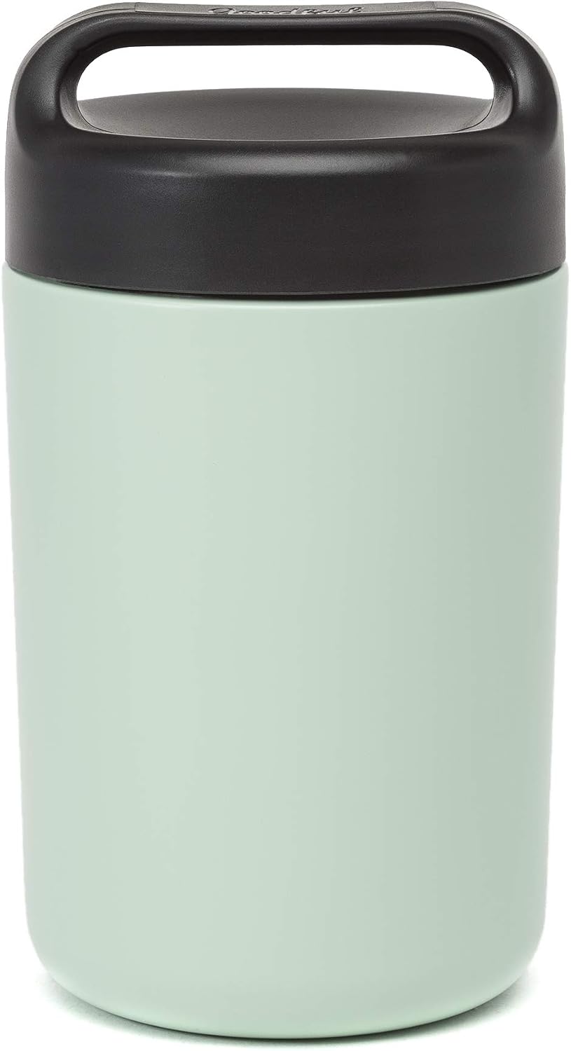 Stainless Steel Food Jar, Double Wall Vacuum Sealed Insulated Food Storage Container with Carry Handle Lid, 16-Ounce