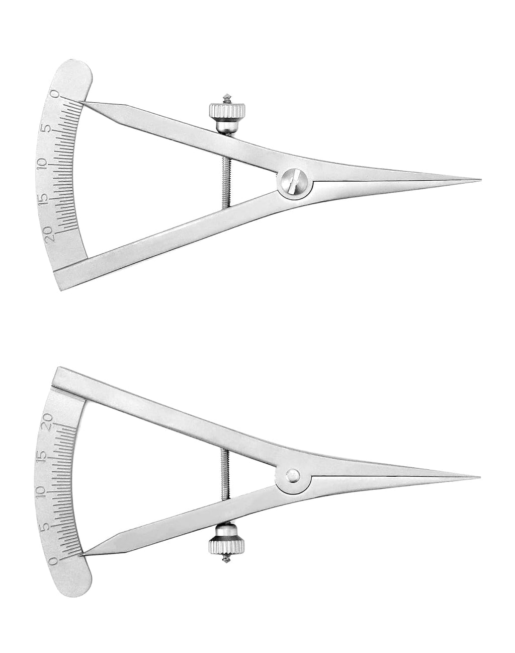 3.5" Adjustable Marking Gauge Mini Edge Press, Professional Carpenter Pencil Compass, Precision Spring Dividers