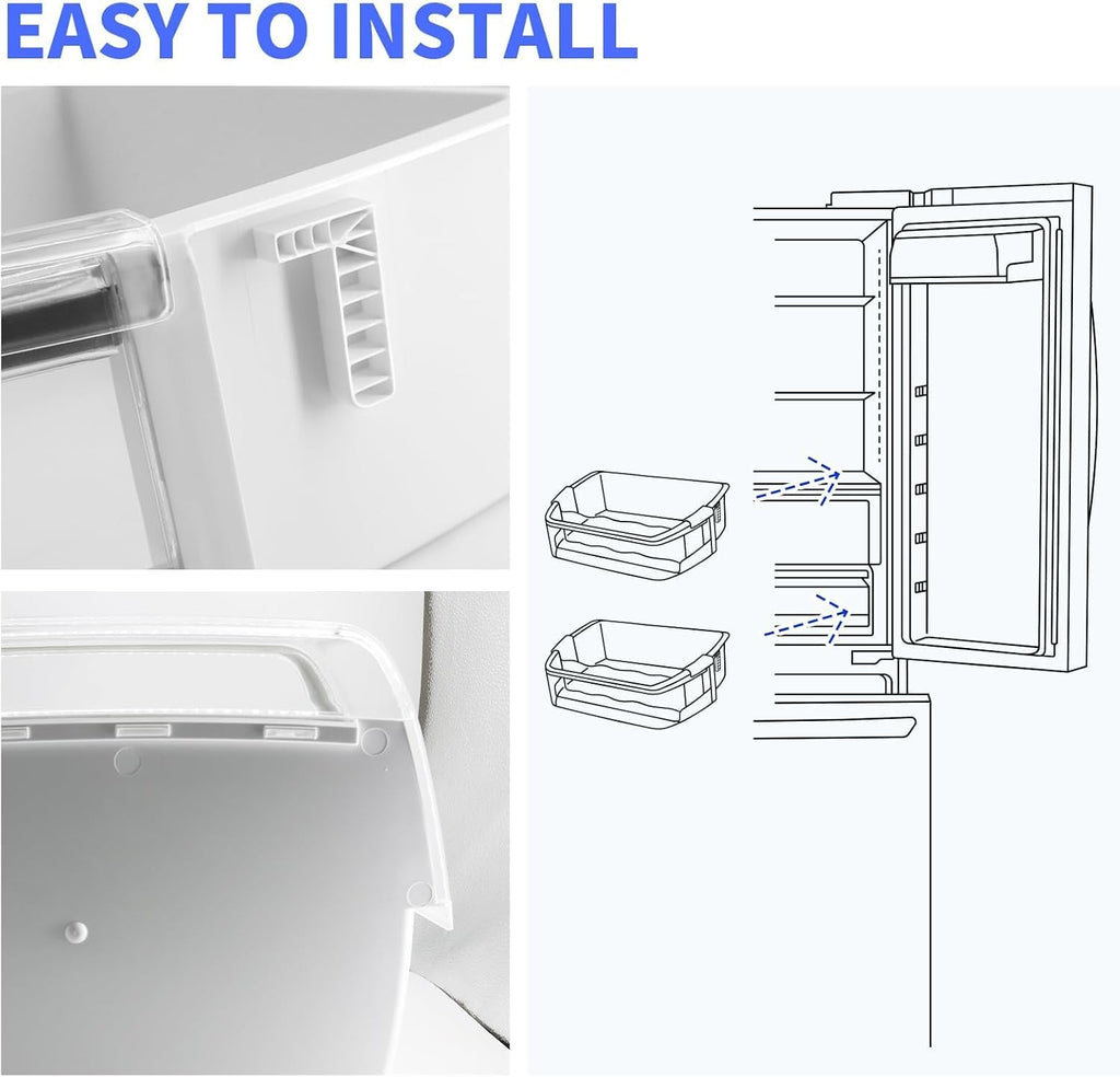 Right 2 Pack AAP73252209 AAP73252202 Refrigerator Door Bin Replacement