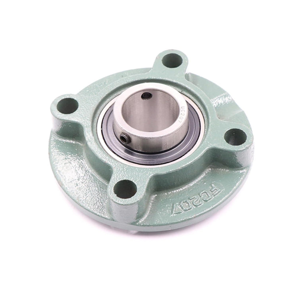 UCFC201 UCFC202 UCFC203 UCFC204 UCFC205 UCFC206 with Convex Circular Seat Outer Spherical Ball Bearing 1Pcs(UCFC206)