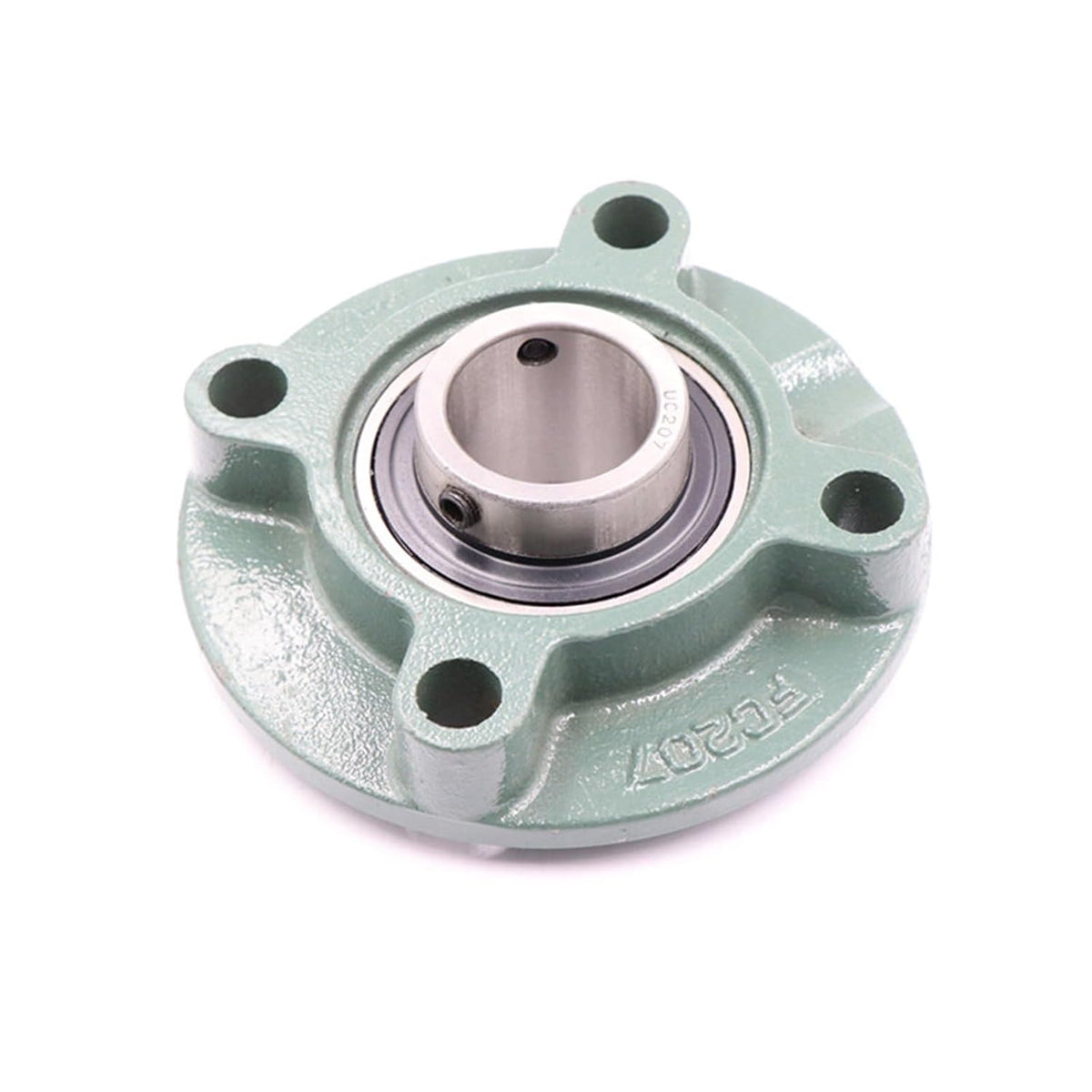 UCFC201 UCFC202 UCFC203 UCFC204 UCFC205 UCFC206 with Convex Circular Seat Outer Spherical Ball Bearing 1Pcs(UCFC206)