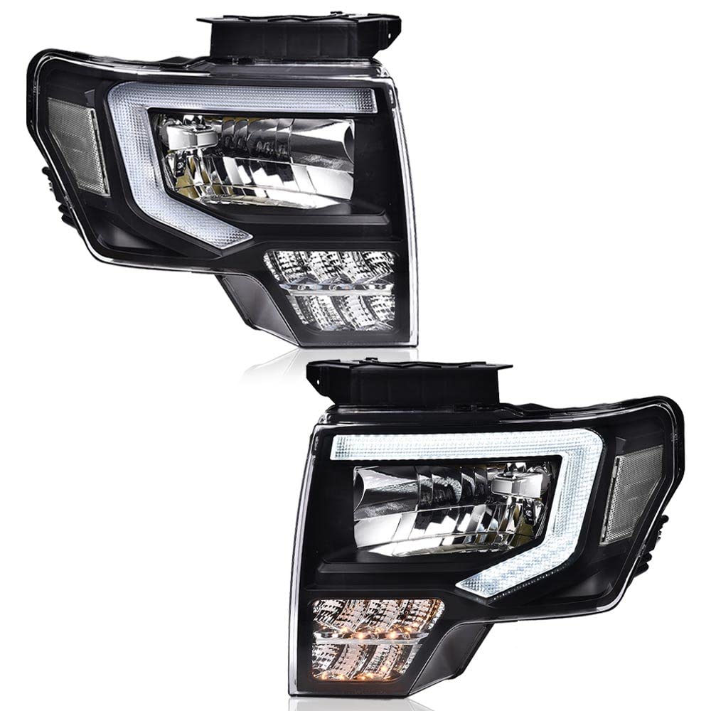 LED Headlights Assembly Fit 2009-2014 Ford F150
