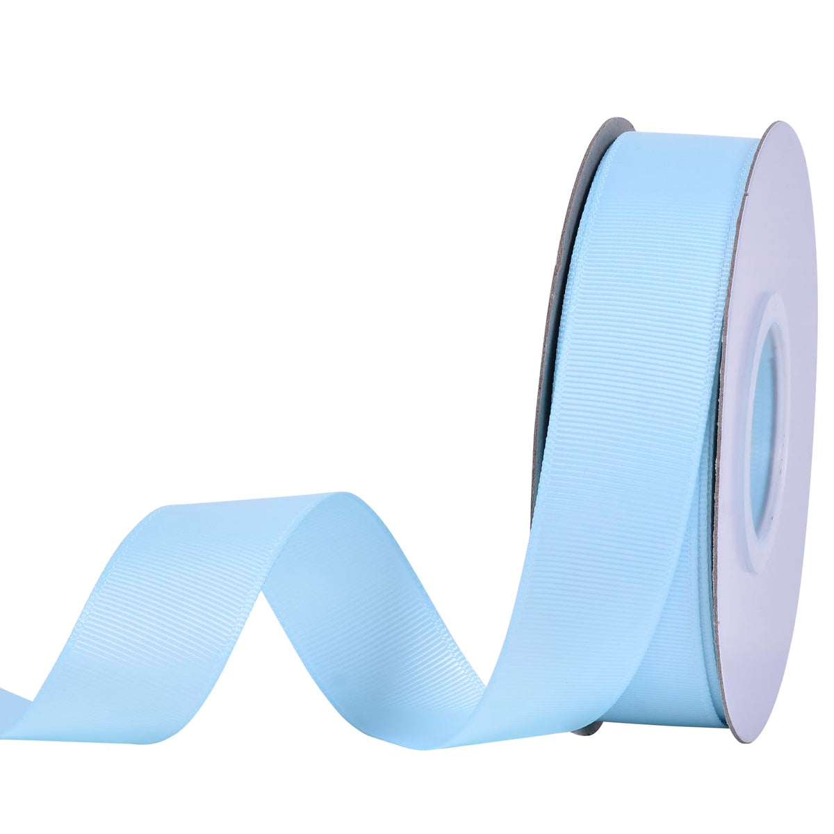 Light Blue Grosgrain Ribbon 1 Inch Continuous 25 Yards
