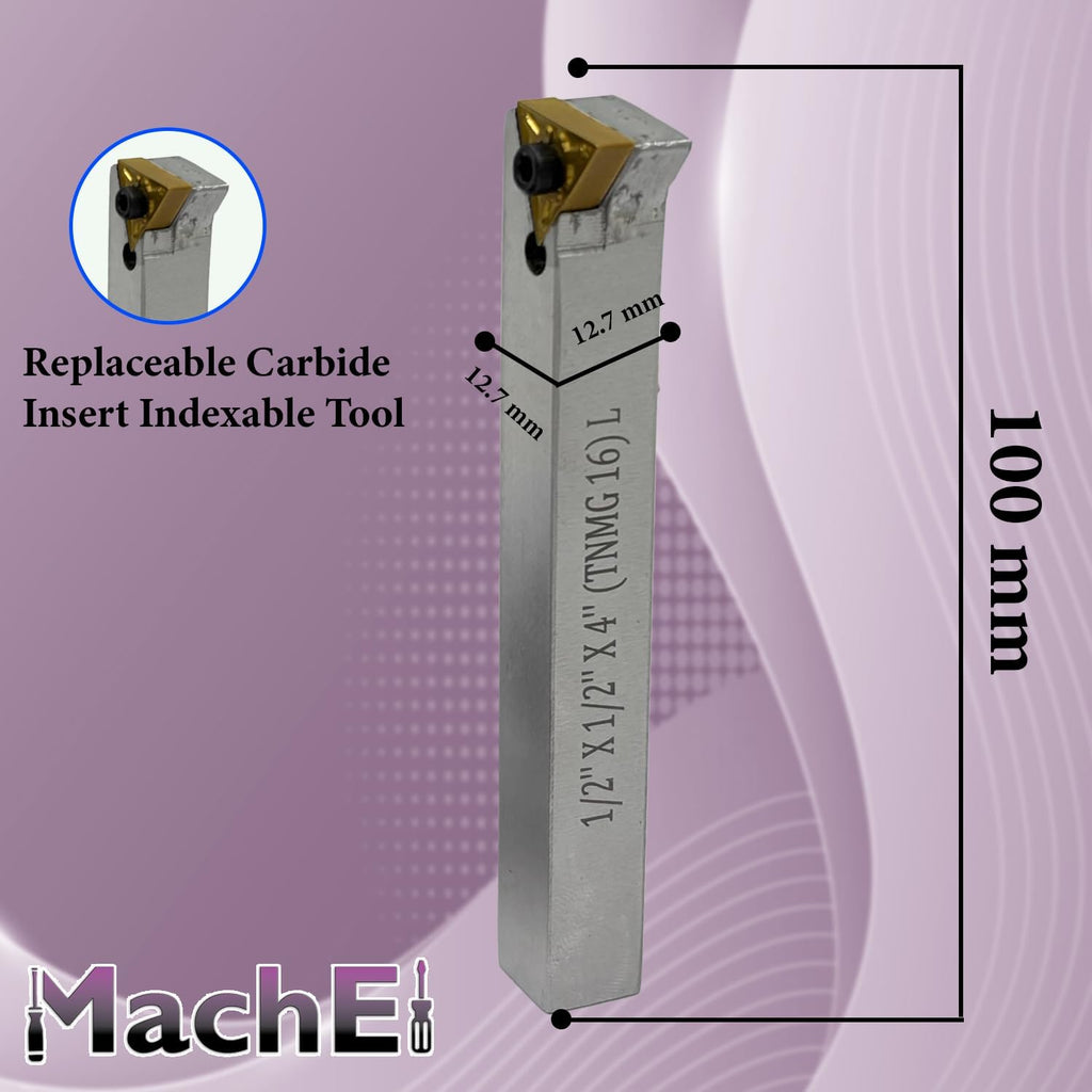 MachEl 4" Fly Cutter with Indexable Carbide Insert Tool, R8 Shank