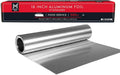 Member Marks Standard Foodservice Aluminum Foil, 18" x 500 ft - Heavy Duty Catering Tin Foil Roll with Integrated