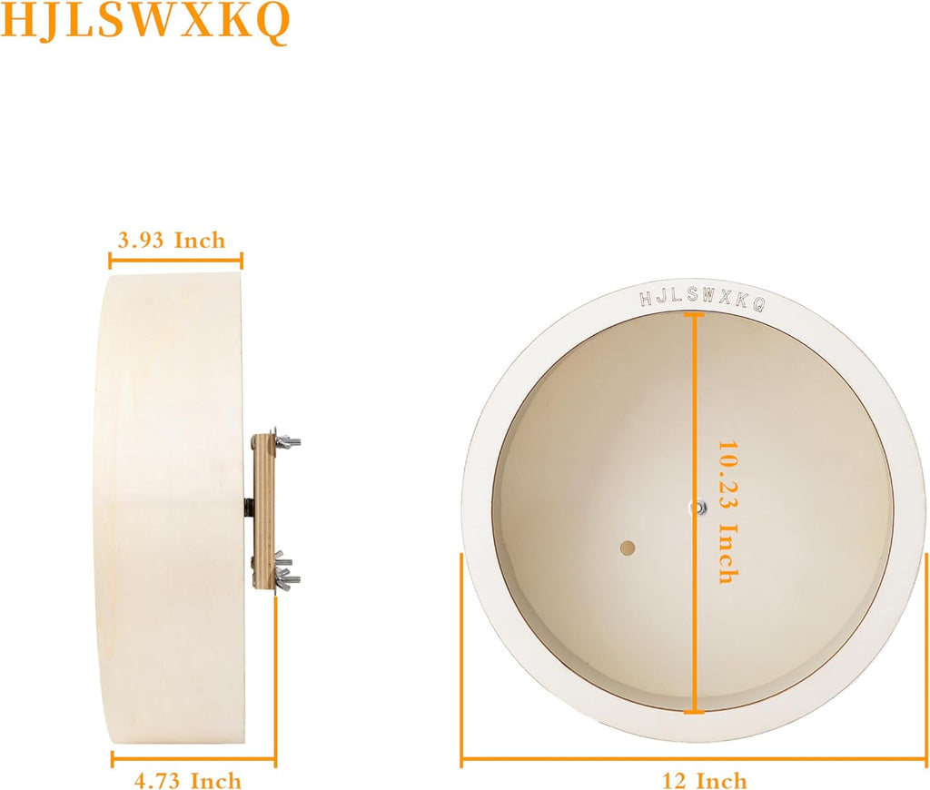 12 inch Wall Mount Wooden Hamster Wheel，Removable Washable Track