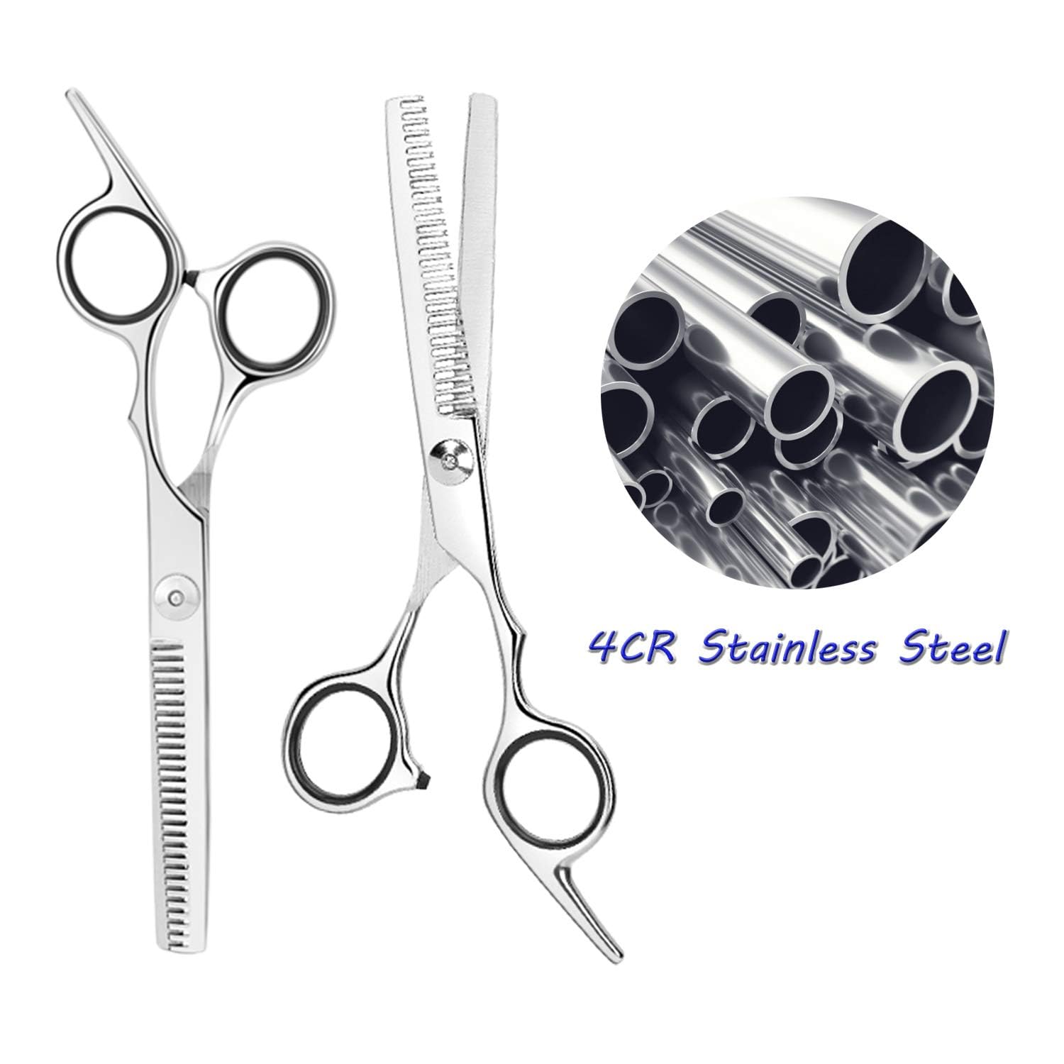 Professional Hair Thinning Shears/Scissors | 6.7Inch Hair Cutting Scissors with Stainless Steel Blades,Fine