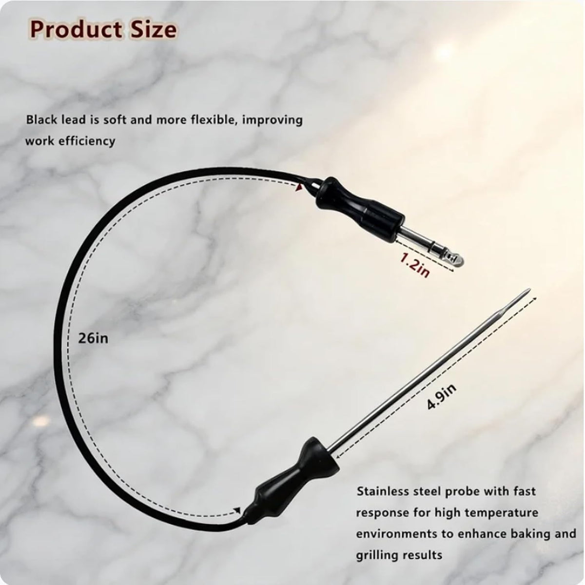 DG32-00013A Meat Probe Temperature Sensor Replacement for Samsung Range Oven