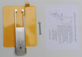 Mail Flag - Aluminum Yellow, Mailbox Signal Flag, Post Mount, Traditional Style, AS PICTURED
