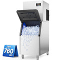 760LBS/24H Commercial Ice Maker Machine, ETL Approval & 560LBS Bin