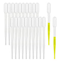 200PCS 3ml Disposable Plastic Transfer Pipettes for Oil Lab Art