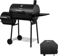 CC1830SC Charcoal Grill Offset Smoker with Cover