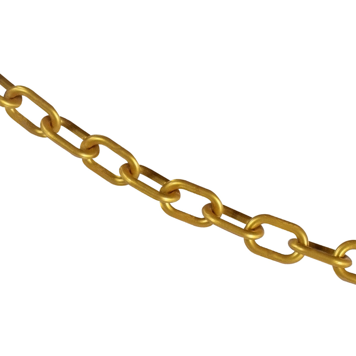 Mr. Chain Plastic Barrier Chain, Gold, 25 ft Length (10009-25)