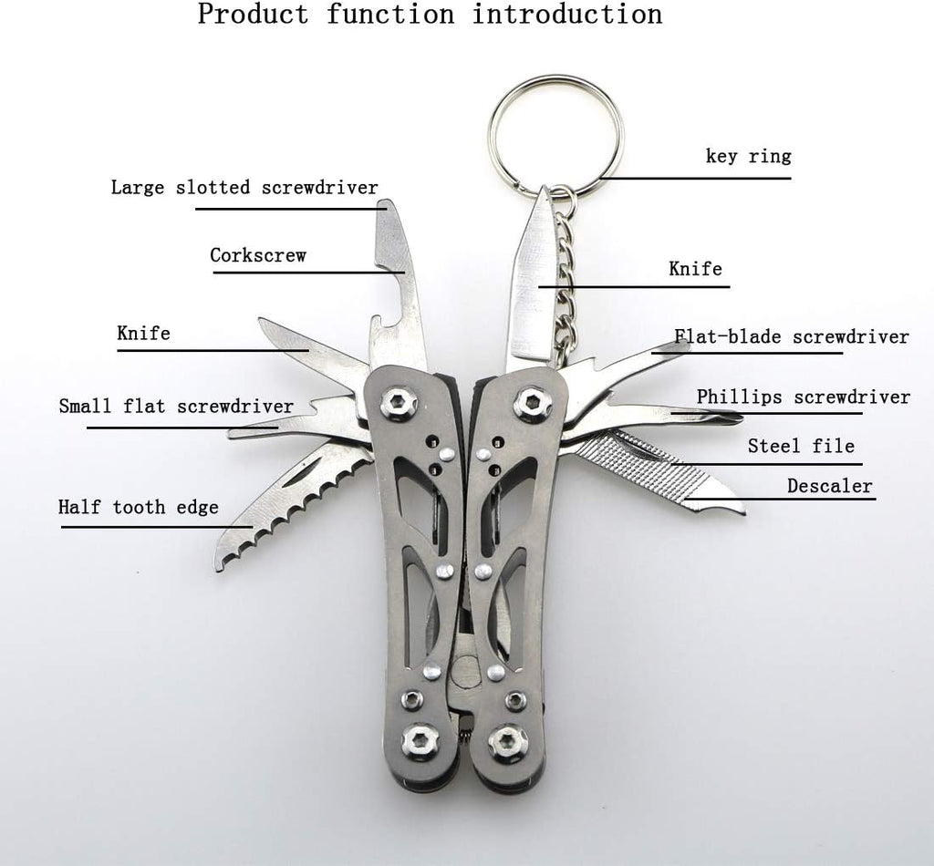Small Multitool Pliers,Outdoor Pocket Multitools Mini Pliers | Best Gifts for Mens, Boys, Birthdays, Christmas
