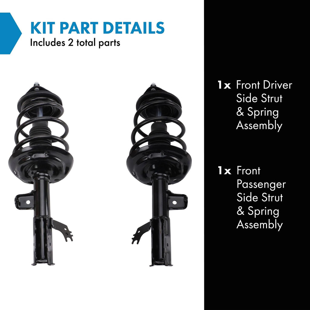 TRQ Front Strut & Spring Assembly Set