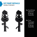TRQ Front Strut & Spring Assembly Set