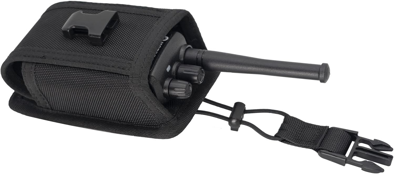 Universal Radio Pouch MOLLE Compact Tactical Radio Holster Holder for Duty Belt MOLLE Vest Walkie Talkies Case