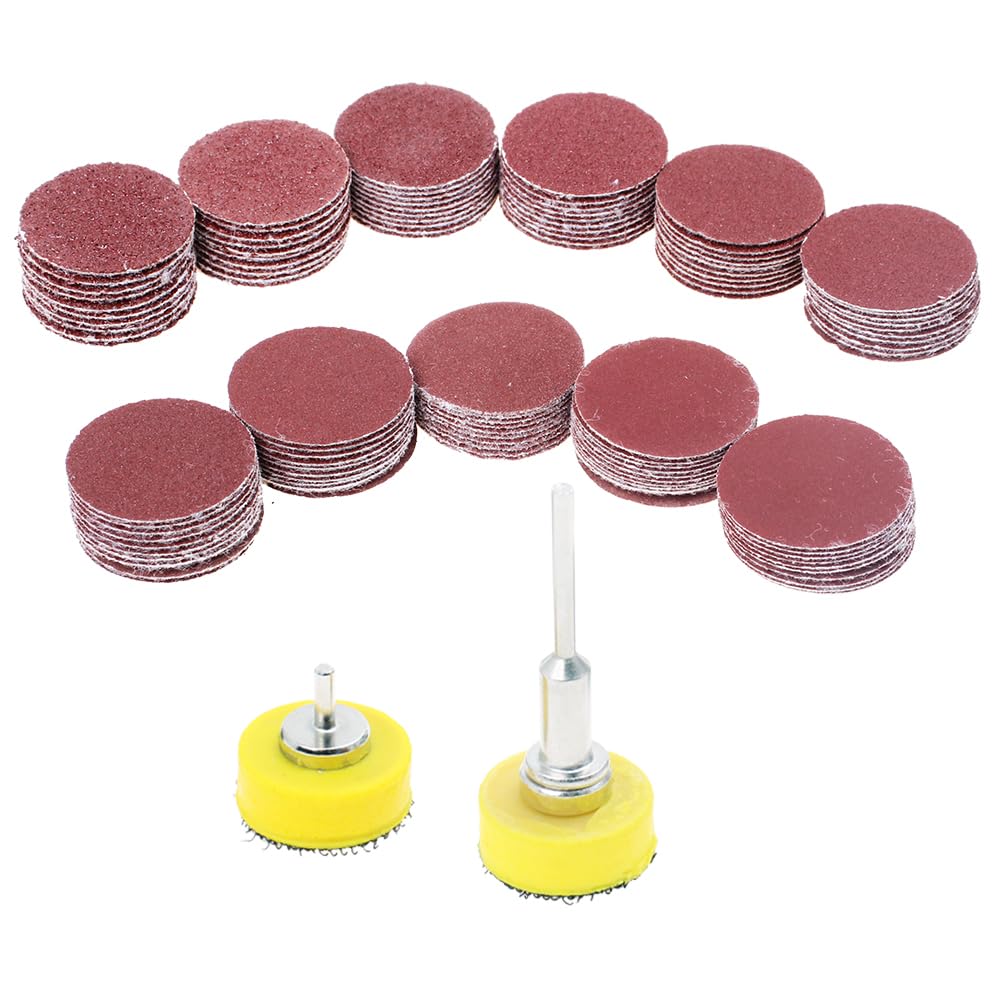110PCS 1 Inch Sanding Discs Kit for Drill Sanding Attachment