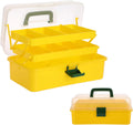 3-Layer Plastic Dividing Storage Box Craft Organizer and Storage