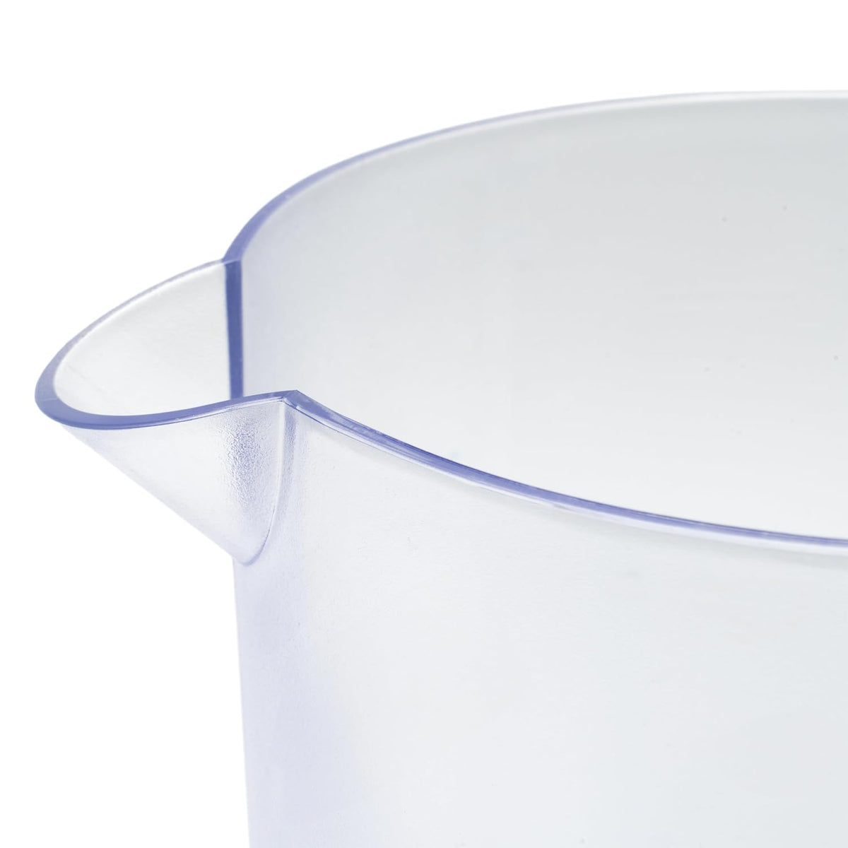 Heavy-Duty 1 Gallon Plastic Pitcher with Lid, Clear, BPA Free