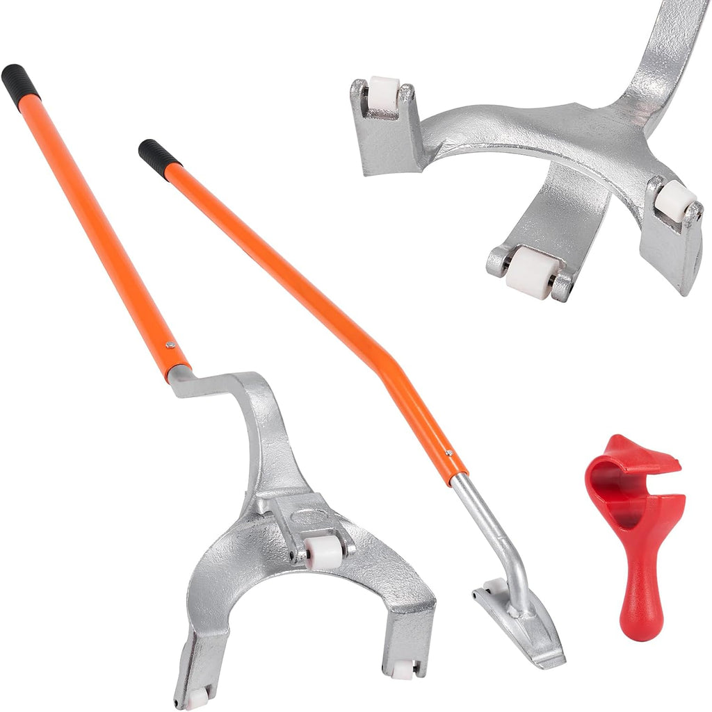Tire Mount Demount Tool 22.5" to 24.5" Tire Changer Steel Bead Breaker Extra Bead Holder Tubeless Truck Manual Tire