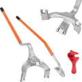 Tire Mount Demount Tool 22.5" to 24.5" Tire Changer Steel Bead Breaker Extra Bead Holder Tubeless Truck Manual Tire