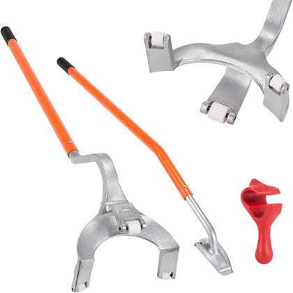 Tire Mount Demount Tool 22.5" to 24.5" Tire Changer Steel Bead Breaker Extra Bead Holder Tubeless Truck Manual Tire