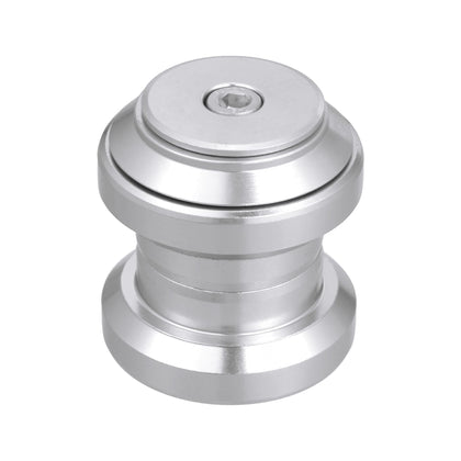 34mm 1-1/8" Threadless Bicycle Headset with Top Cap Silver Tone