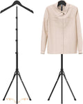 Adjustable Shirt Display Stand Mannequin Torso, Multi-Use Clothing Display | 32-63 Inches Steamer Rack Stand Foldable