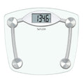 Digital Bathroom Scale, Body Weight Scale, Instant On and Off, 400 lb Capacity, Sturdy Clear Glass with Chrome-Finish