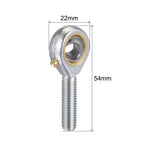 uxcell 2pcs POS8 Spherical Rod End Bearing 8mm Bore Self-Lubricated Joint Bearing M8x1.25 Left Hand Male Thread Connector