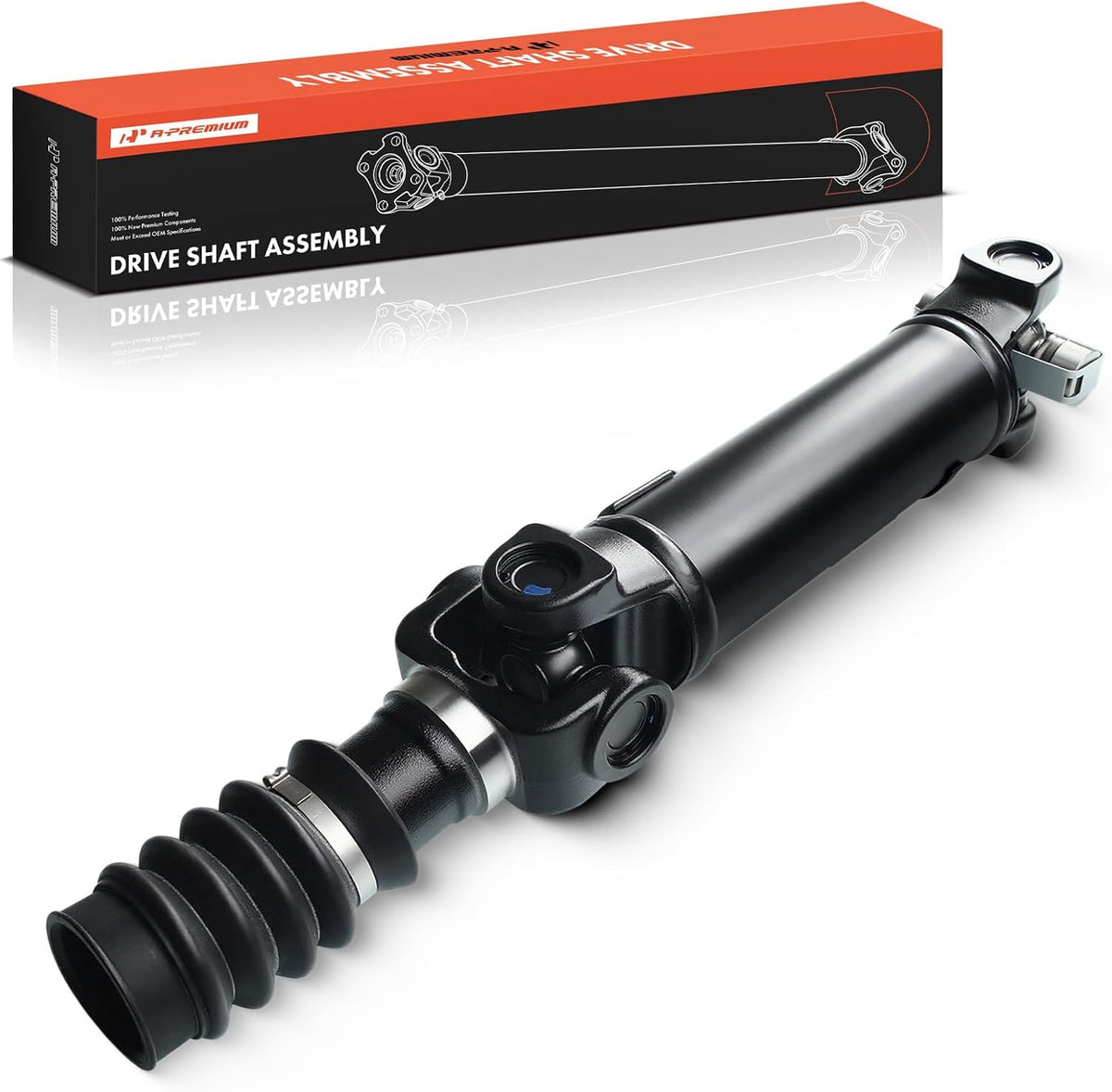 A-Premium 17.56" Rear Drive Shaft Driveshaft Assembly Compatible with Jeep