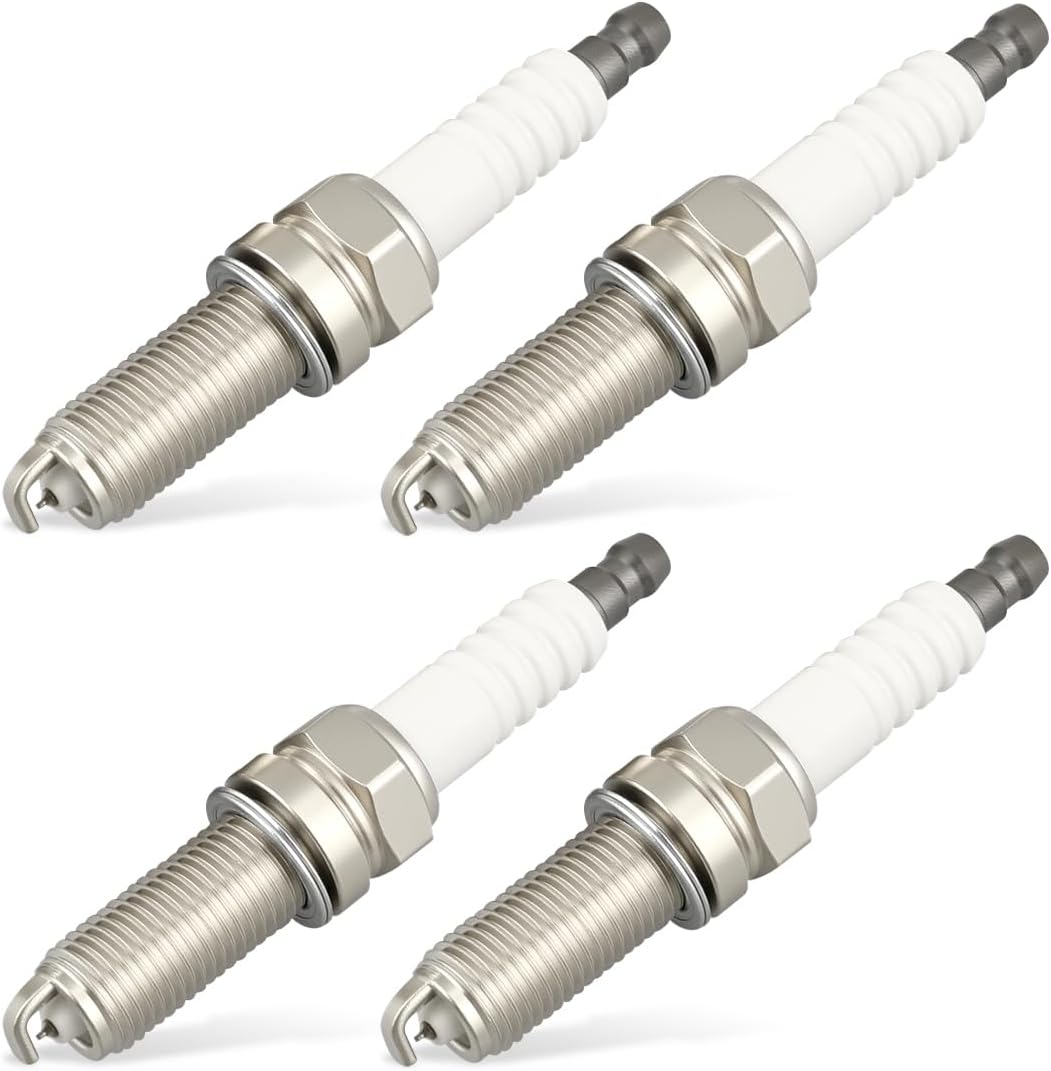 4-Pack Spark Plug Fits for NGK 92650 LKR6E, Fit for Yamaha