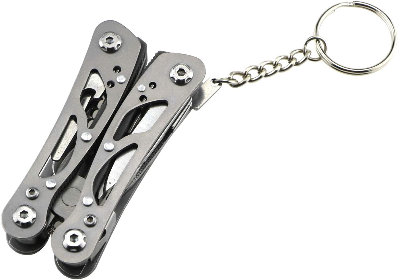 Mini Multitool Outdoor Small Pliers,Pocket Multitool Mini Pliers With Knife,Smart Plier,Bottle Opener,Double-sided