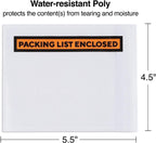 468074 Packing List Env 4 1/2-Inch x 5 1/2-Inch Red Packing List Enclosed 100/PK