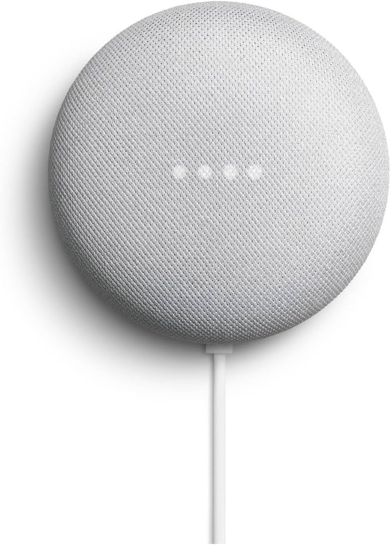 Nest Mini 2nd Generation Smart Speaker with Google Assistant - Chalk (Renewed)