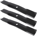 RANSOTO 48" Deck Lawn Mower Blades Compatible with John Deere Cut Deck GX, LT, LX, SST, X Series & ZTRAK Replace M145476, M127500 596-354 (3 pcs)