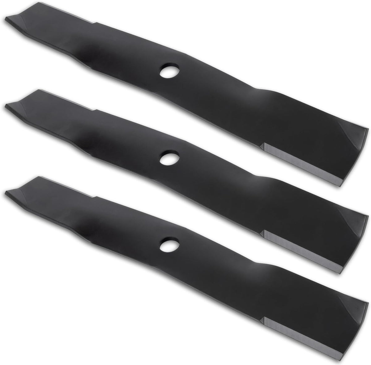 RANSOTO 48" Deck Lawn Mower Blades Compatible with John Deere Cut Deck GX, LT, LX, SST, X Series & ZTRAK Replace M145476, M127500 596-354 (3 pcs)