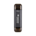 ESD310 128GB External SSD, Up to 1,050MB/s, Dual USB Flash Drive for iPhone/iPad/Mac/Windows, Android/Tablet/PC, USB