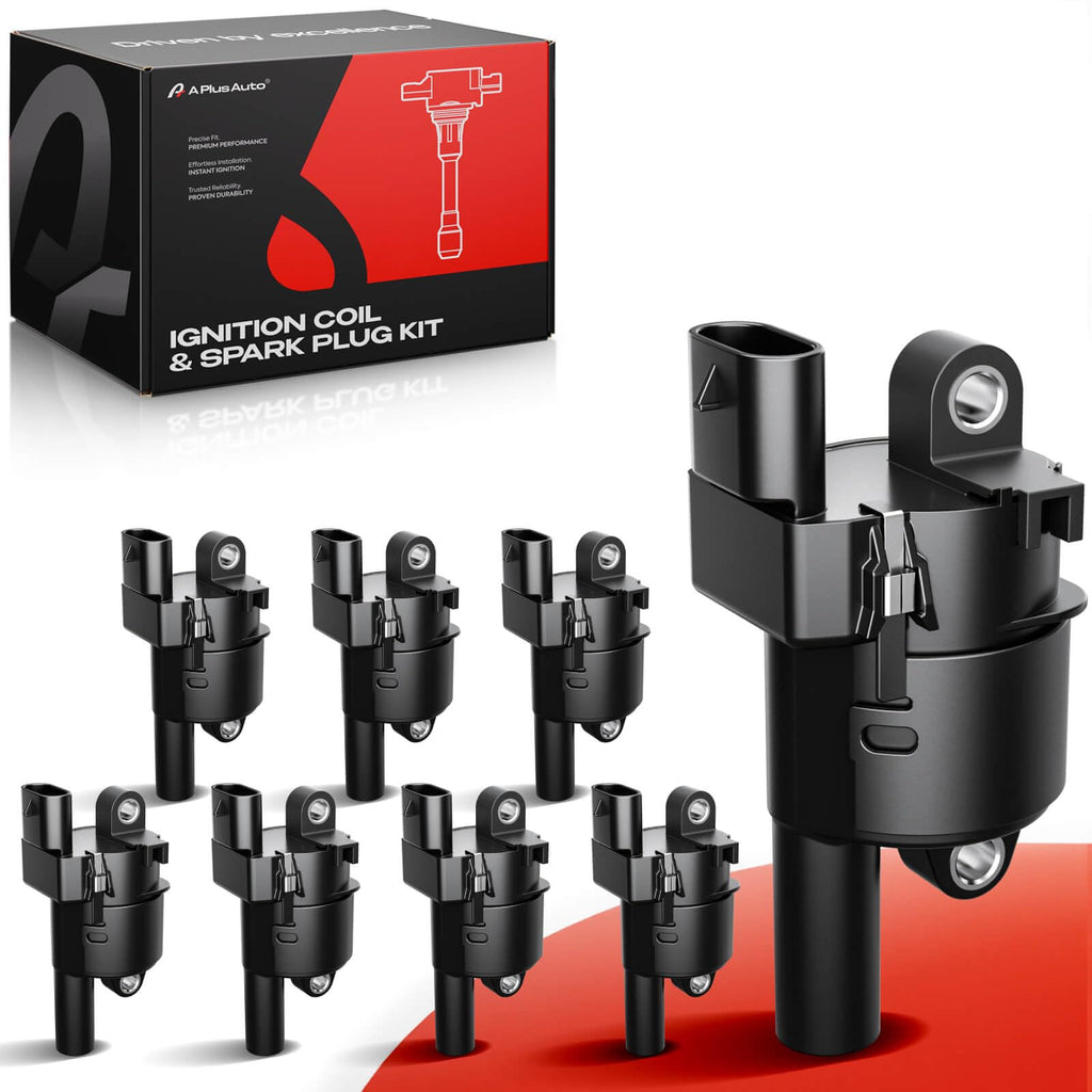 A Plus Auto Round Ignition Coil Pack for Silverado 1500, Sierra 1500
