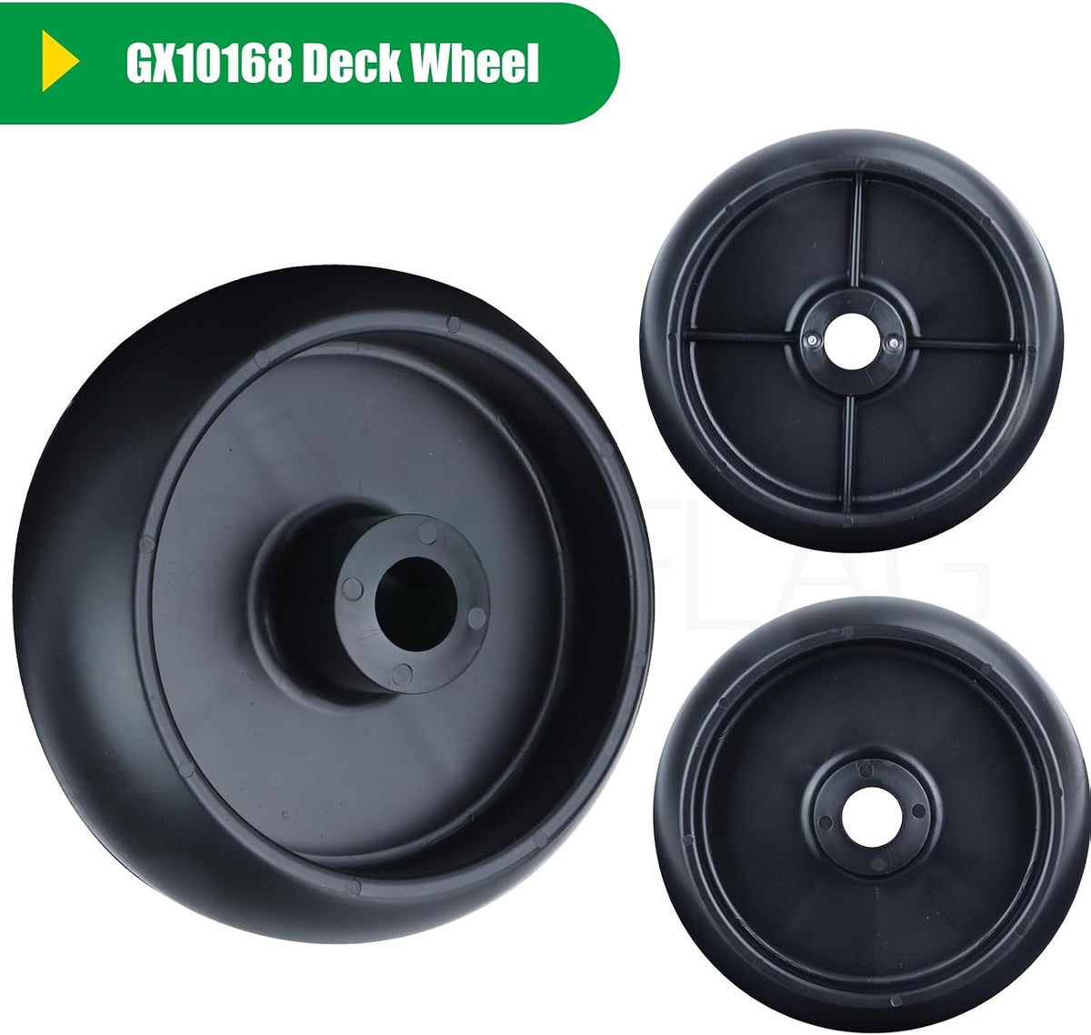 2 Pack GX10168 Deck Wheel for John Deere Z445 Z425 D140 L110 Decks