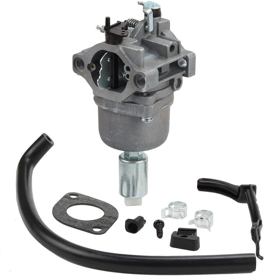 Carburetor Carb Kit Fuel Pump Fuel Filter with Oil Filter Replacement for John Deere 108 L105 102 115 105 X120 X145