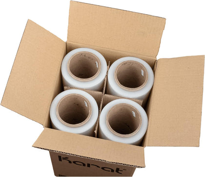 Hand Wrap Stretch Film - 43 Gauge, 18"x1476' (4 rolls)