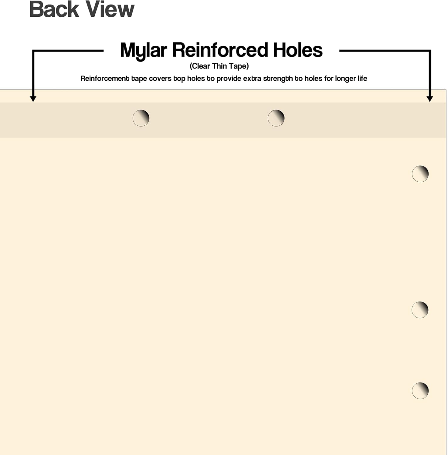 Bottom Tab Medical Fileback Divider Sets, Set of 8 Color-Coded, 40 Sets/Box | Doctor Stuff Pre-Printed Mylar Fileback