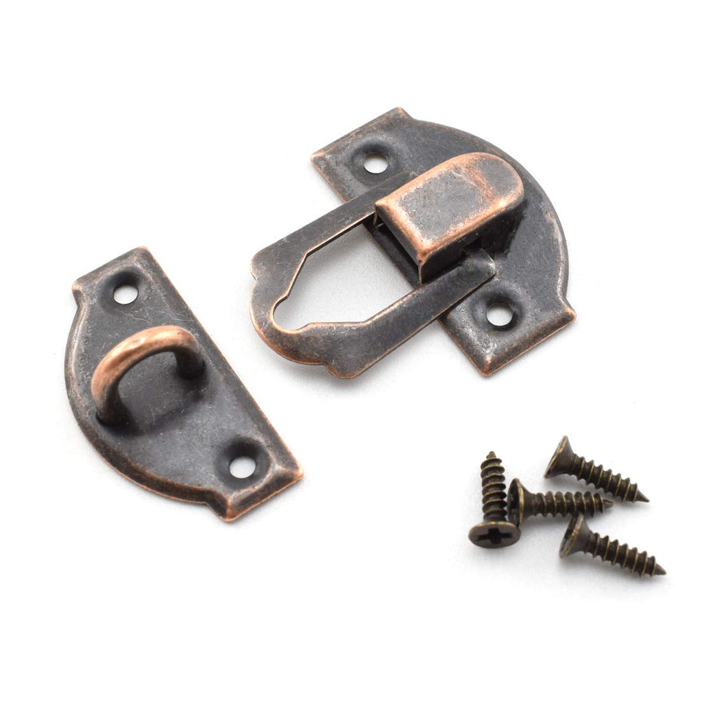 8-Pack Antique Decorative Hasp Retro Jewelry Box Latch